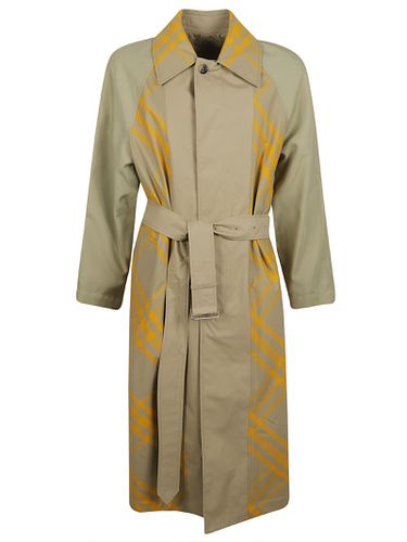 Burberry Printed Long Belted Coat - Burberry - Modalova