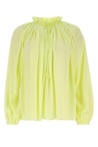 Lanvin Fluo Yellow Polyester Blouse - Lanvin - Modalova