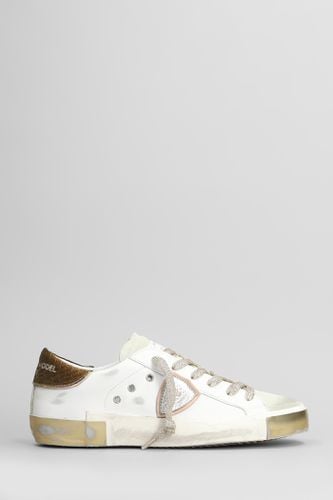 Prsx Low Sneakers In Suede And Leather - Philippe Model - Modalova