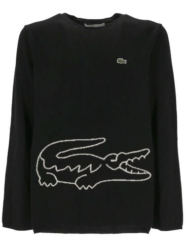 X Lacoste Logo Detailed Long-sleeved Jumper - Comme des Garçons - Modalova