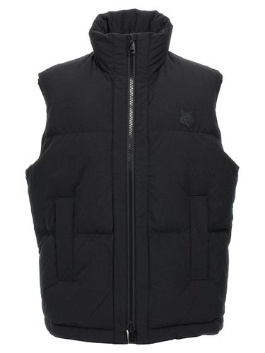 Fox Head Patch Puffer Vest - Maison Kitsuné - Modalova