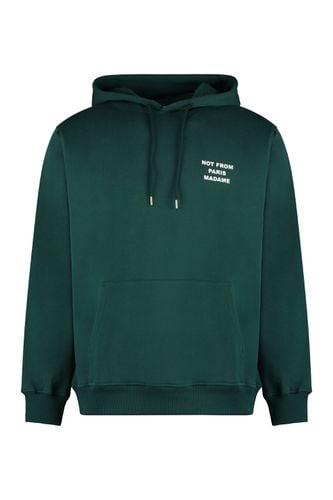 Slogan Hooded Sweatshirt - Drôle de Monsieur - Modalova