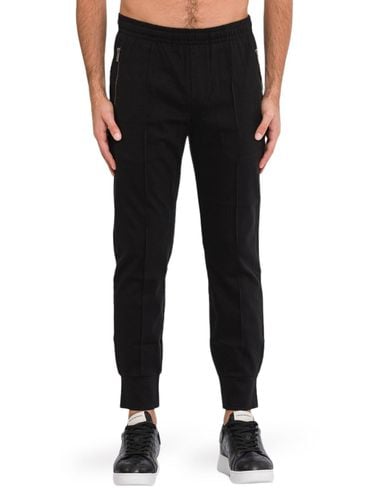 Mid-rise Slim-fit Track Pants - Emporio Armani - Modalova