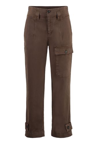 Globo Stretch Cotton Cargo Trousers - Pinko - Modalova