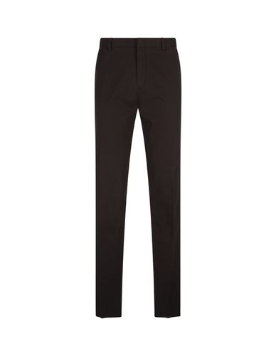 Stretch Cotton Slim Fit Trousers - Zegna - Modalova