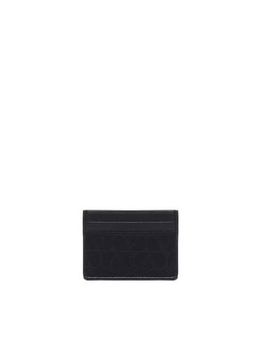 Leather Card Holder - Valentino Garavani - Modalova