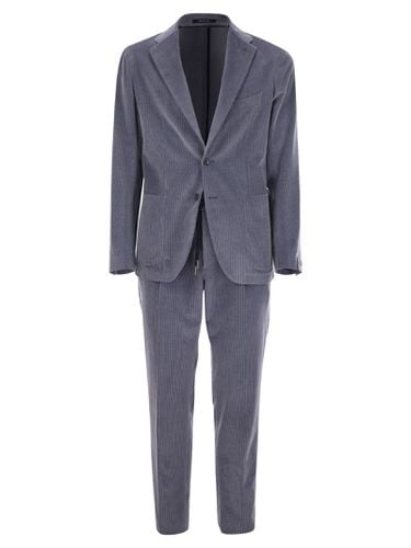 Ribbed Cotton And Cashmere Suit - Tagliatore - Modalova