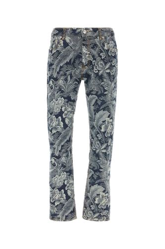 Embroidered Stretch Denim Jeans - Etro - Modalova