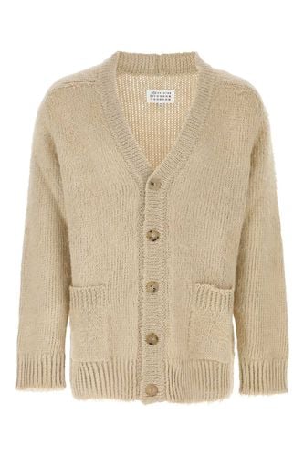 Beige Linen Oversize Cardigan - Maison Margiela - Modalova