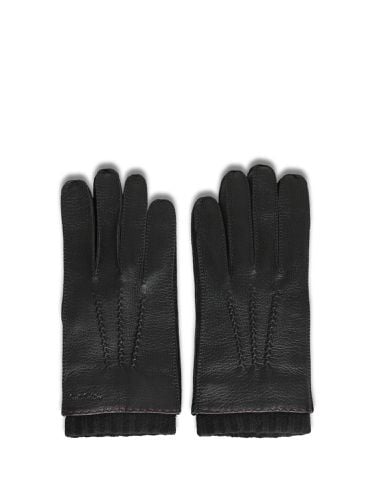 Elk Skin Leather Gloves - Paul Smith - Modalova