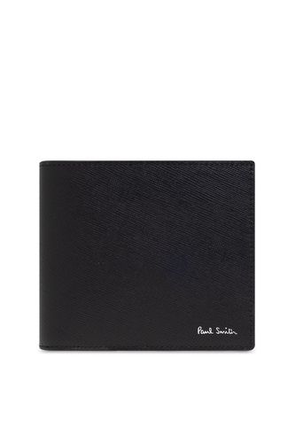 Leather Wallet With Logo - PS by Paul Smith - Modalova