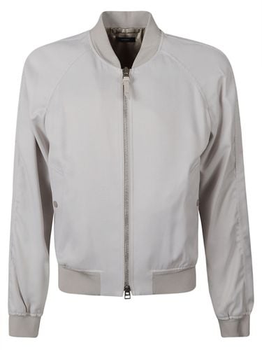 Classic Fitted Zipped Bomber - Tom Ford - Modalova