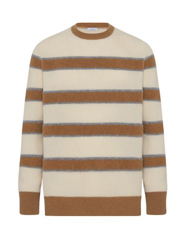 Malo Striped Crewneck Sweater - Malo - Modalova