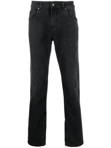 Stonewashed 5 Pockets Slim Jeans - Fay - Modalova