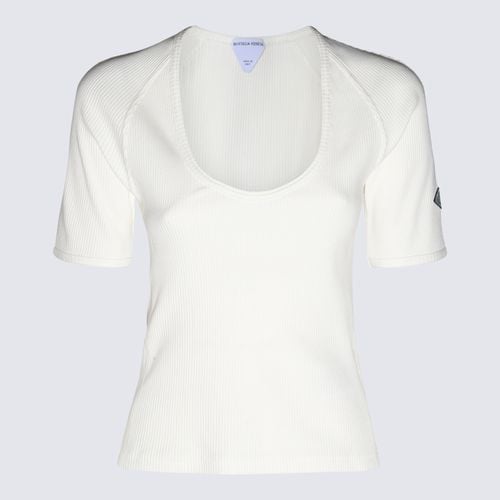 Bottega Veneta Chalk Cotton Top - Bottega Veneta - Modalova