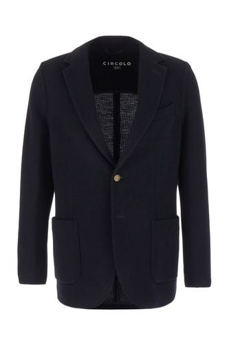 Midnight Blue Wool Blazer - Circolo 1901 - Modalova