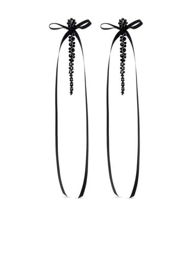 Bow Ribbon Drip Earrings - Simone Rocha - Modalova