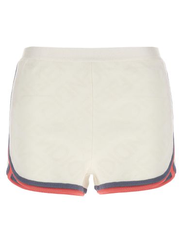 Fendi Mirror Effect Logo Shorts - Fendi - Modalova