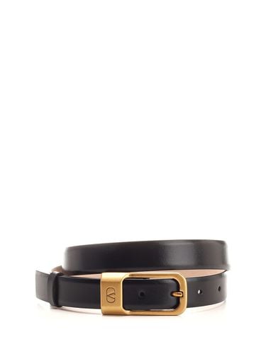 Leather Belt - Valentino Garavani - Modalova