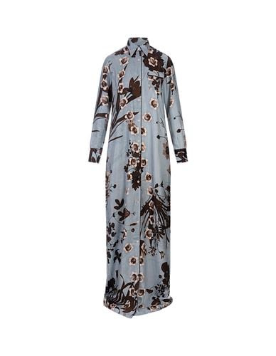 Light Antea Long Dress With Flower Bouquet Print - For Restless Sleepers - Modalova