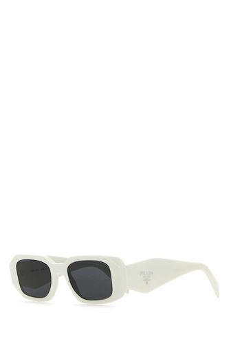 Prada White Acetate Sunglasses - Prada - Modalova