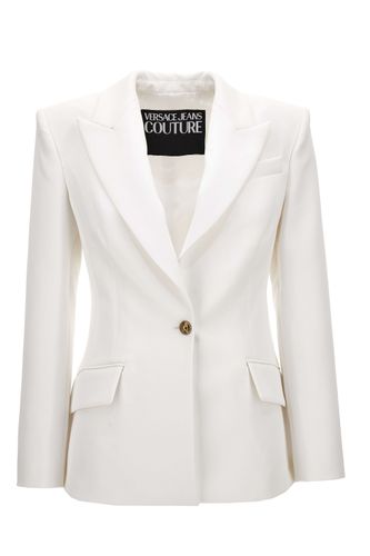 Versace Jeans Couture White Blazer - Versace Jeans Couture - Modalova