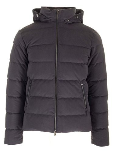 Herno Blue Velvet Down Jacket - Herno - Modalova