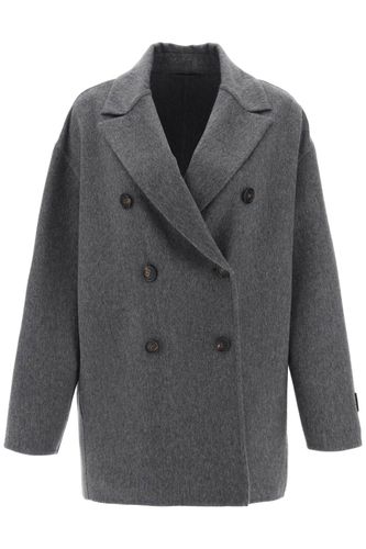 Cashmere Beaver Peacoat - Brunello Cucinelli - Modalova