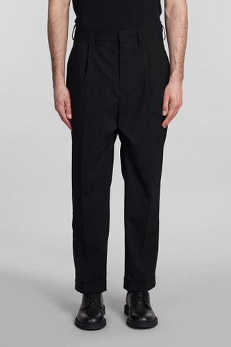 Mauro Grifoni Pants In Black Wool - Mauro Grifoni - Modalova