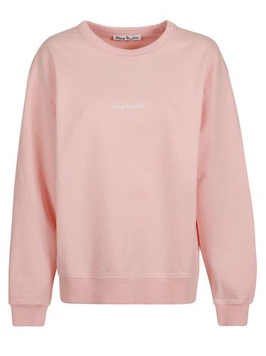 Logo Printed Crewneck Sweatshirt - Acne Studios - Modalova