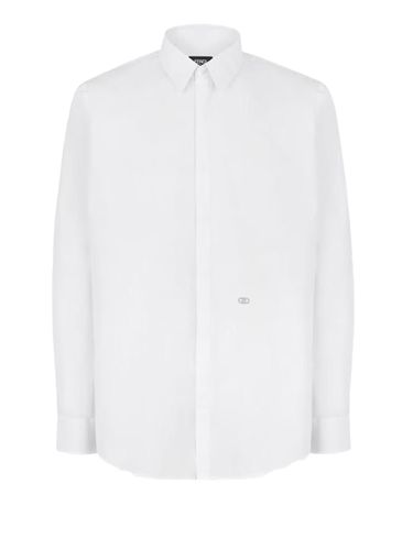 Fendi White Cotton Shirt - Fendi - Modalova