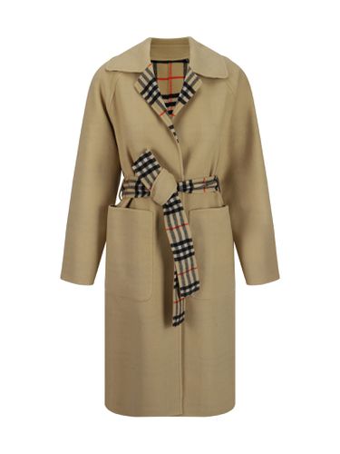 Burberry Breasted Reversible Coat - Burberry - Modalova