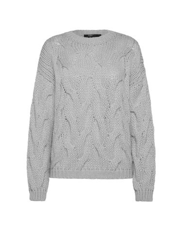 Light Grey Alpaca Crewneck Sweater - Seventy - Modalova