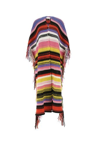 Multicolor Cashmere Blend Cape - Chloé - Modalova