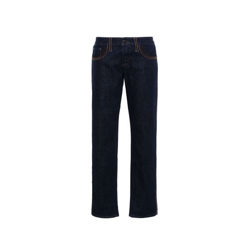 Miu Miu Piped-trim Denim Jeans - Miu Miu - Modalova