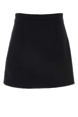 Patou Black Wool Blend Mini Skirt - Patou - Modalova