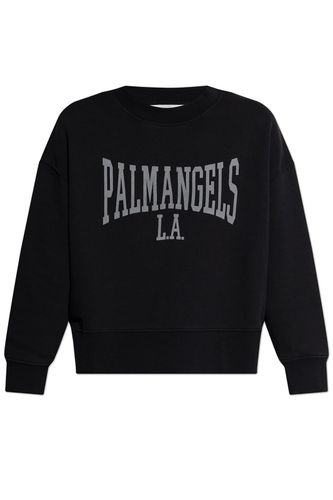 Logo Printed Crewneck Sweatshirt - Palm Angels - Modalova