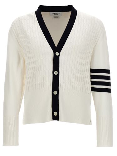 Placed Baby Cable Cardigan - Thom Browne - Modalova
