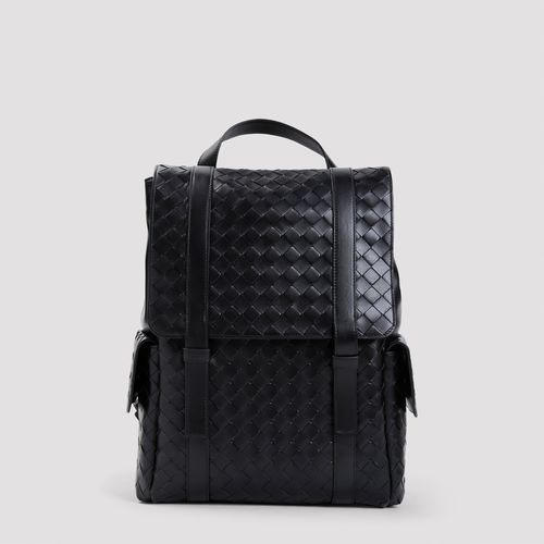 Intrecciato Leather Backpack - Bottega Veneta - Modalova