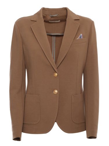 Circolo 1901 Brown Fleece Blazer - Circolo 1901 - Modalova