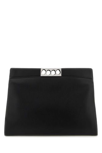 Black Leather Grip Briefcase - Alexander McQueen - Modalova