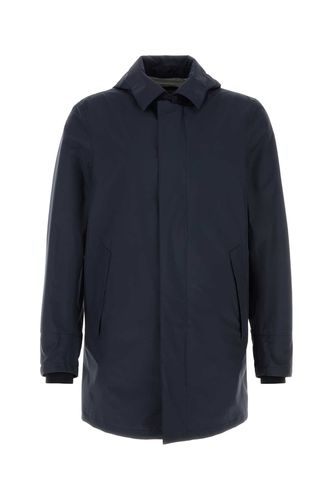 Herno Navy Blue Polyester Jacket - Herno - Modalova