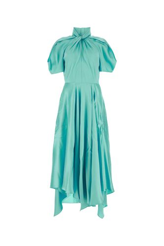 Sea Green Satin Dress - Stella McCartney - Modalova