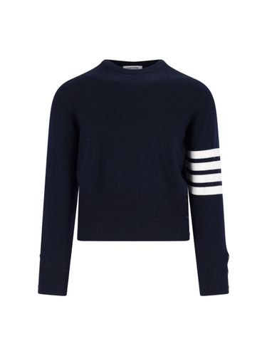 Thom Browne 4-bar Crop Sweater - Thom Browne - Modalova