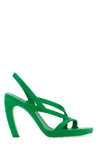 Grass Green Rubber Jimbo Sandals - Bottega Veneta - Modalova