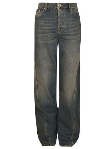 Lanvin Long Buttoned Jeans - Lanvin - Modalova
