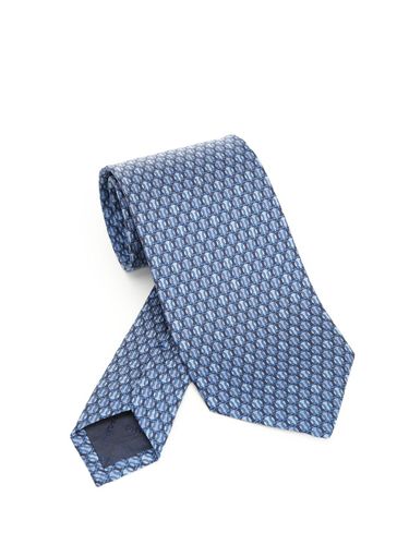 Ferragamo Monogram Jacquard Tie - Ferragamo - Modalova