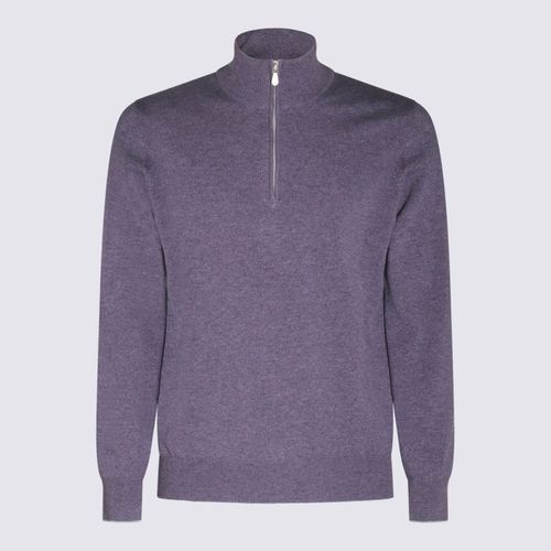 Purple Wool Knitwear - Brunello Cucinelli - Modalova