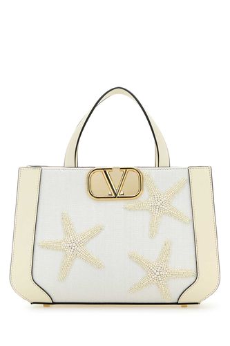 White Fabric Escape Handbag - Valentino Garavani - Modalova