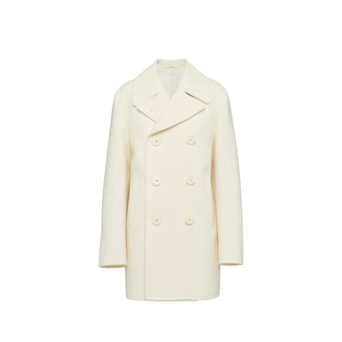 Prada Double-breasted Wool Coat - Prada - Modalova